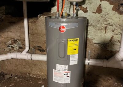 mold monster project hot water heater after