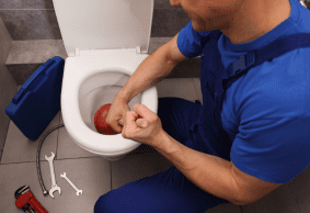 plunging toilet handle maintenance request blog